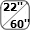 22-32'' icoon